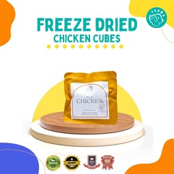 Freeze Dried Chicken Cubes